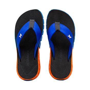 Chinelo-de-Dedo-Azul-Preto-e-Laranja-Rakka-|-Kenner-Tamanho--37---Cor--AZUL-0